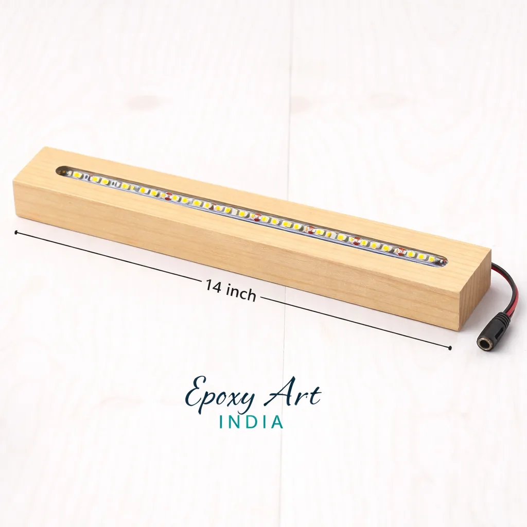 14 Inch Pine Wooden LED Base for Resin Art | Epoxy Lamp Light Base | LED Display Stand (Copy) 14 Inch Pine Wooden LED Base for Resin Art | Epoxy Lamp Light Base | LED Display Stand (Copy)