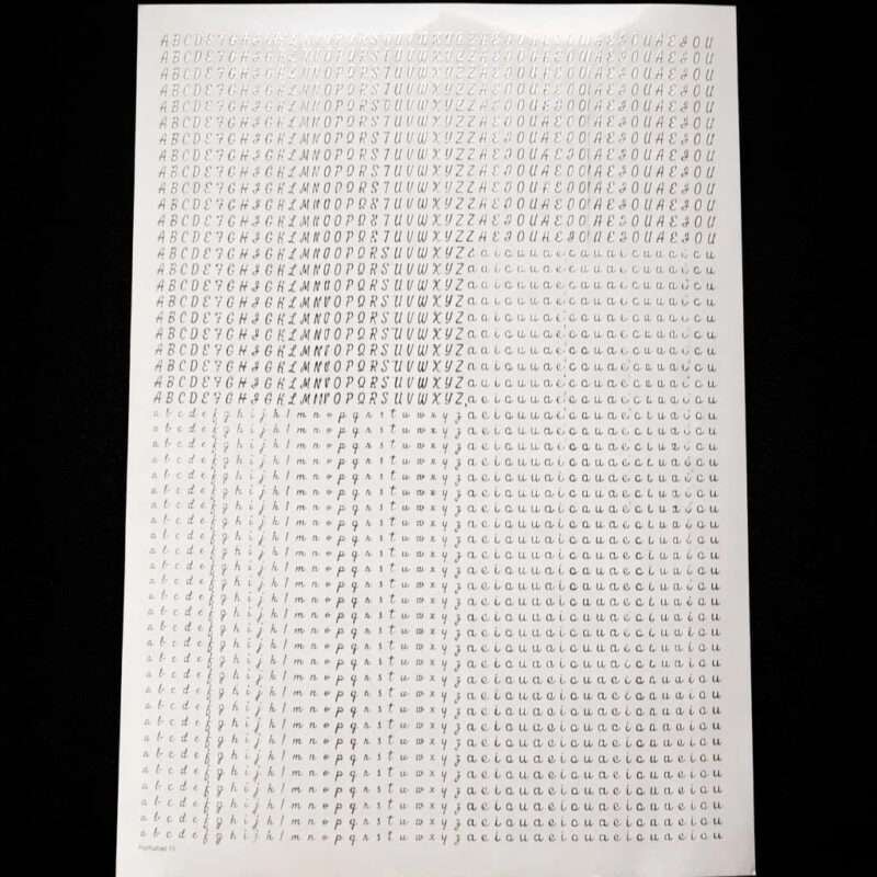 Mini Alphabet Embossed Stickers for Resin Art & DIY Crafts