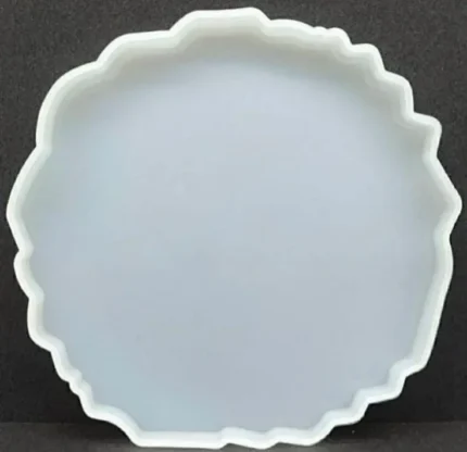 4-Inch Agate Round Coaster Mold for Resin Art