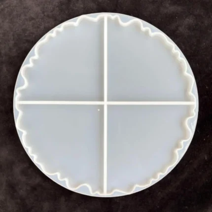 4-in-1 Agate Resin Coaster Silicone Mold for Resin Art