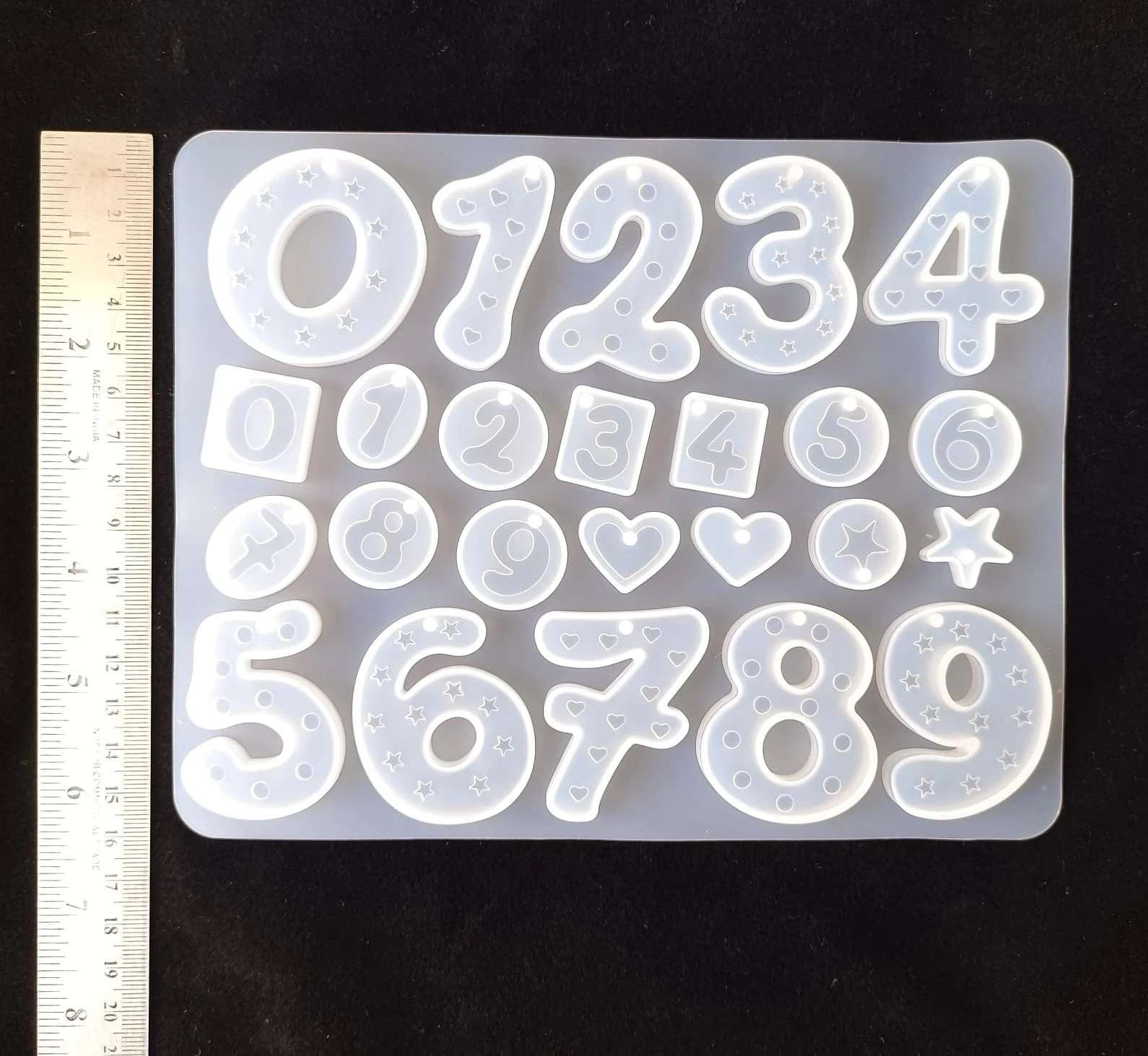 Doodle Pop Number Mould For Resin Art Doodle Pop Number Mould For Resin Art