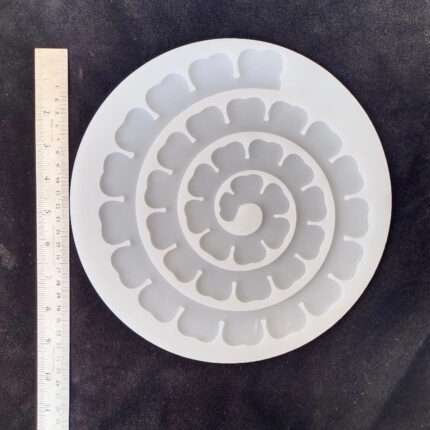 3D Round Flower Mold for Resin Art – Silicone Floral Mold for DIY Crafts