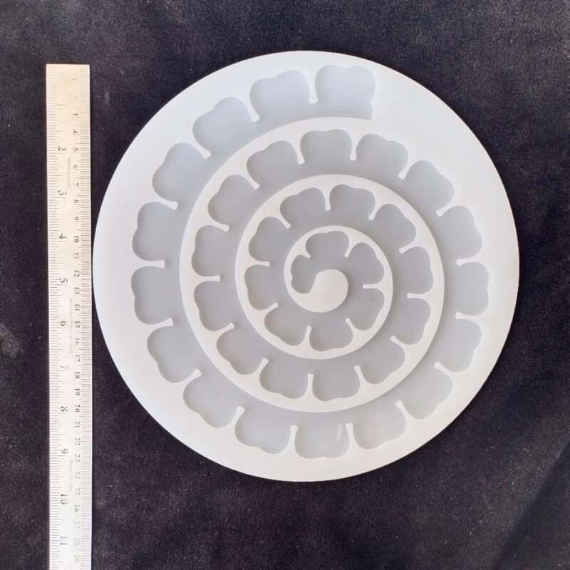3D Round Flower Mold for Resin Art – Silicone Floral Mold for DIY Crafts
