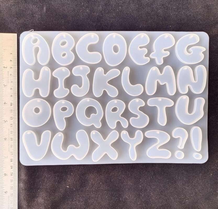 Big Bubble Shape Letter Mold For Resin Art