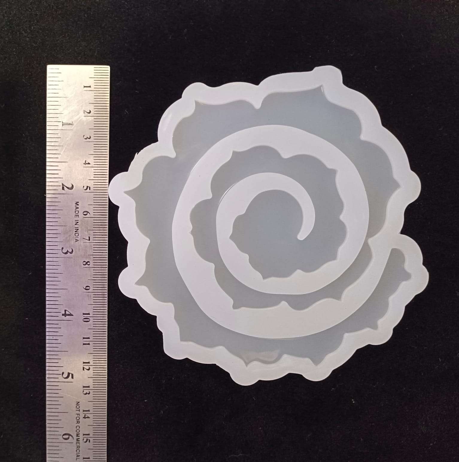 Spiral Small Flower Silicone Molds for Resin Art & DIY Crafts Spiral Small Flower Silicone Molds for Resin Art & DIY Crafts