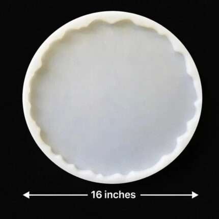16″ Agate Shape Resin Art Mould | Irregular Round Silicone Mold