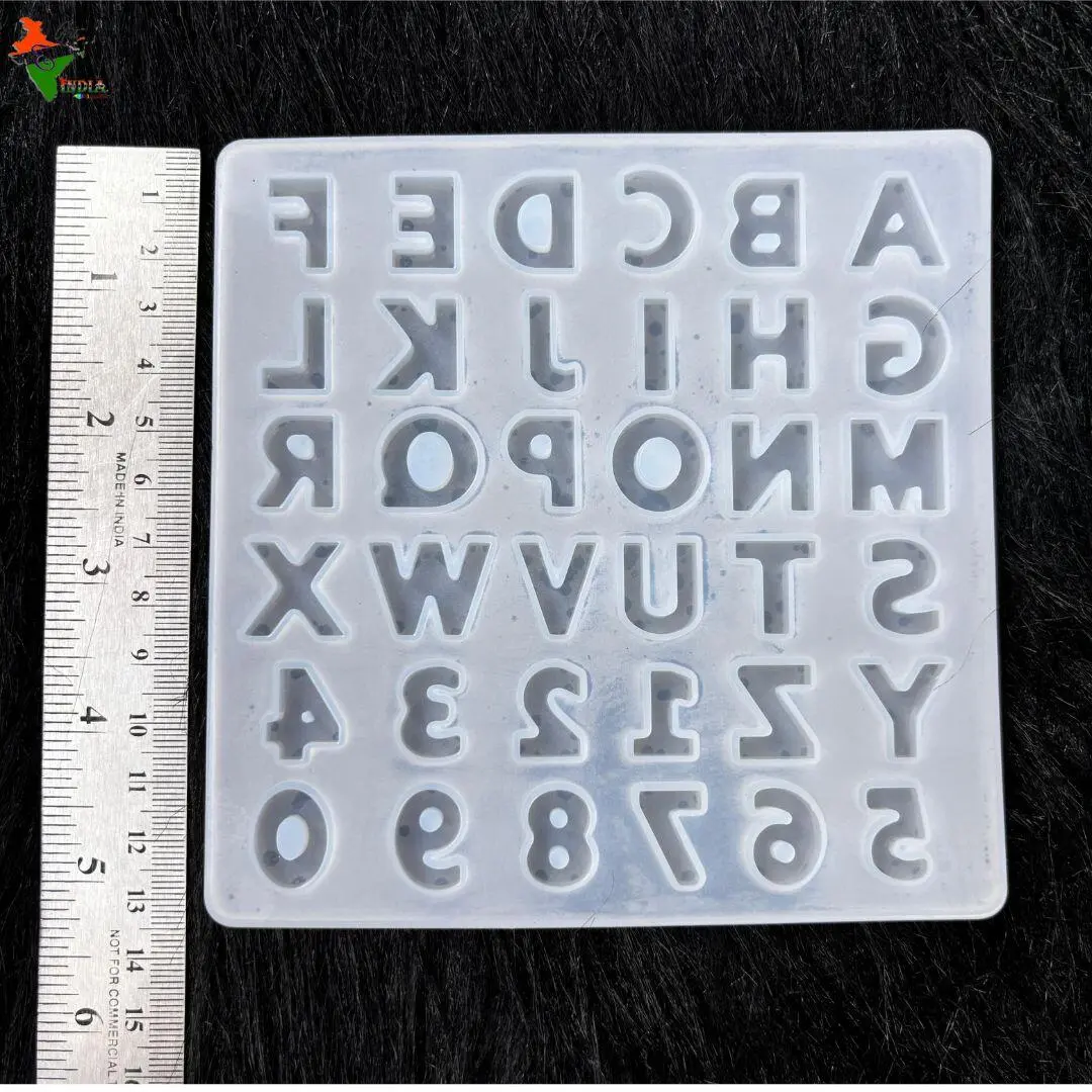 Small Alphabet Resin Mold for Resin Art Small Alphabet Resin Mold for Resin Art