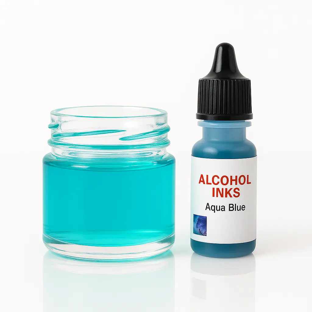 Aqua blue alcohol ink Aqua blue alcohol ink