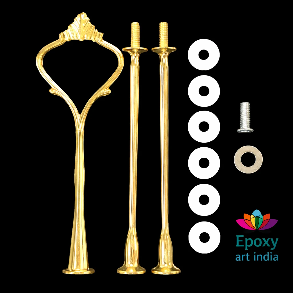 3 Tier Cake Stand Gold Crown Metal Fittings | Resin Art Cake Stand Hardware | DIY Cake Stand Accessories 3 Tier Cake Stand Gold Crown Metal Fittings | Resin Art Cake Stand Hardware | DIY Cake Stand Accessories