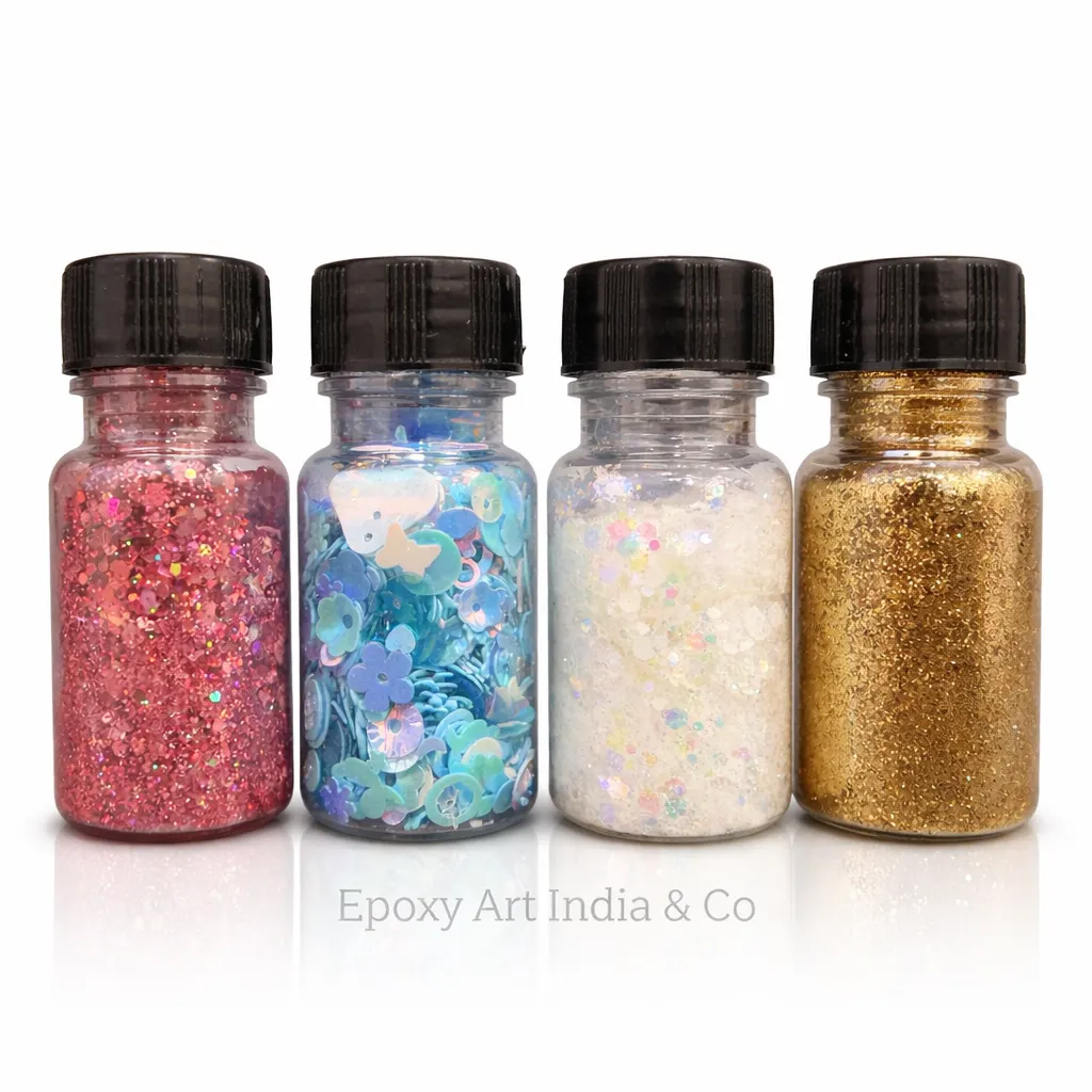Chunky Glitter Set of 4 – Holographic Mix for Resin Art, Nail Art & DIY Crafts (1212gs) 10gm each Chunky Glitter Set of 4 – Holographic Mix for Resin Art, Nail Art & DIY Crafts (1212gs) 10gm each