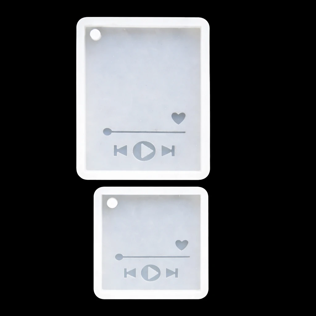 Spotify Keychain Silicone Mold for Resin Art | Music Code Keychain Epoxy Resin Mold Spotify Keychain Silicone Mold for Resin Art | Music Code Keychain Epoxy Resin Mold