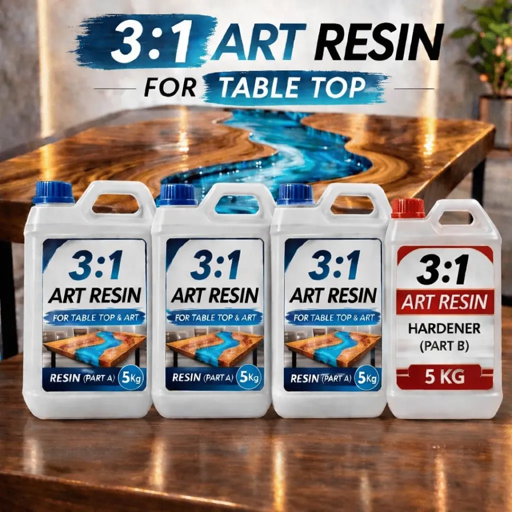 Art Resin 3:1 Ratio – 20kg Crystal Clear Epoxy Resin for art Art Resin 3:1 Ratio – 20kg Crystal Clear Epoxy Resin for art