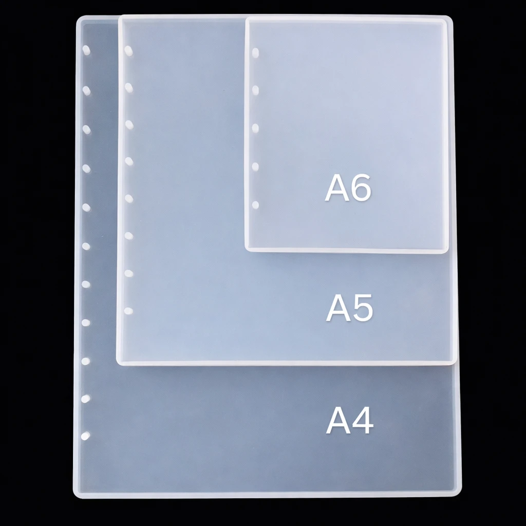 Set of 3 Diary Silicone Moulds – A4, A5 & A6 for Resin Art Set of 3 Diary Silicone Moulds – A4, A5 & A6 for Resin Art