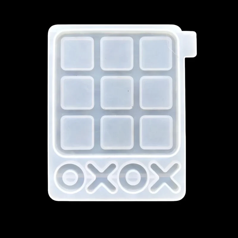 Tic Tac Toe Silicone Mold for Resin Art