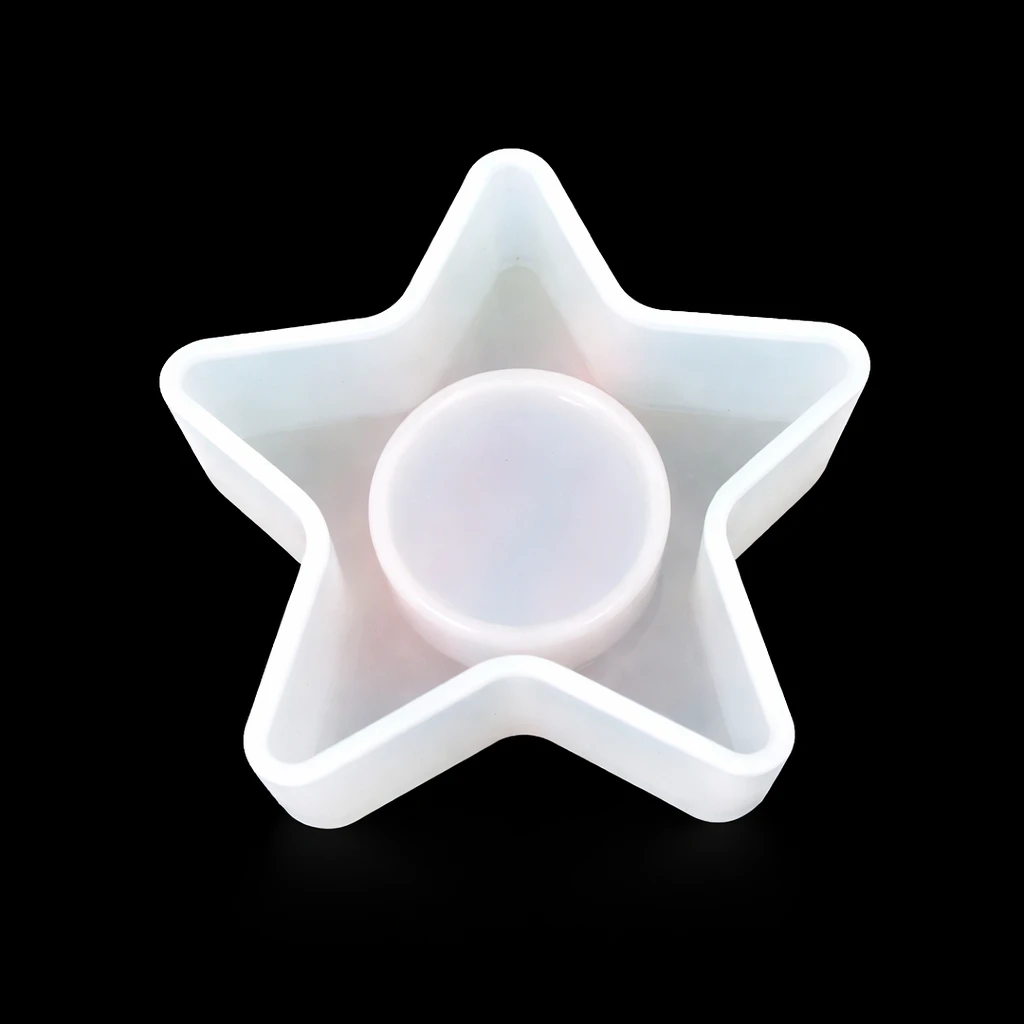 3″ Star Shape Tealight Candle Holder Silicone Mold for Resin Art 3″ Star Shape Tealight Candle Holder Silicone Mold for Resin Art