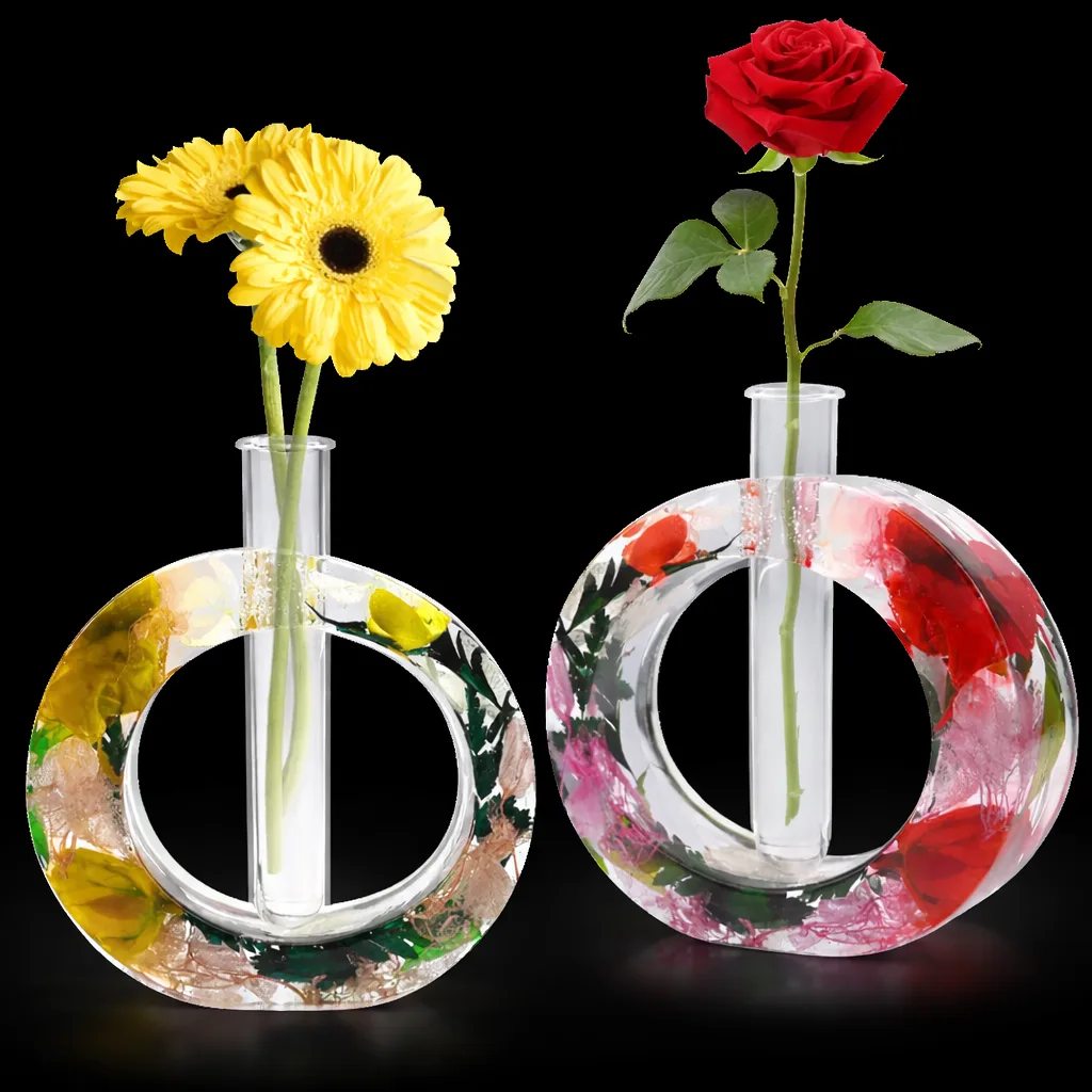 Oval Resin Vase Silicone Mold – Planter Vase for Resin Art Oval Resin Vase Silicone Mold – Planter Vase for Resin Art