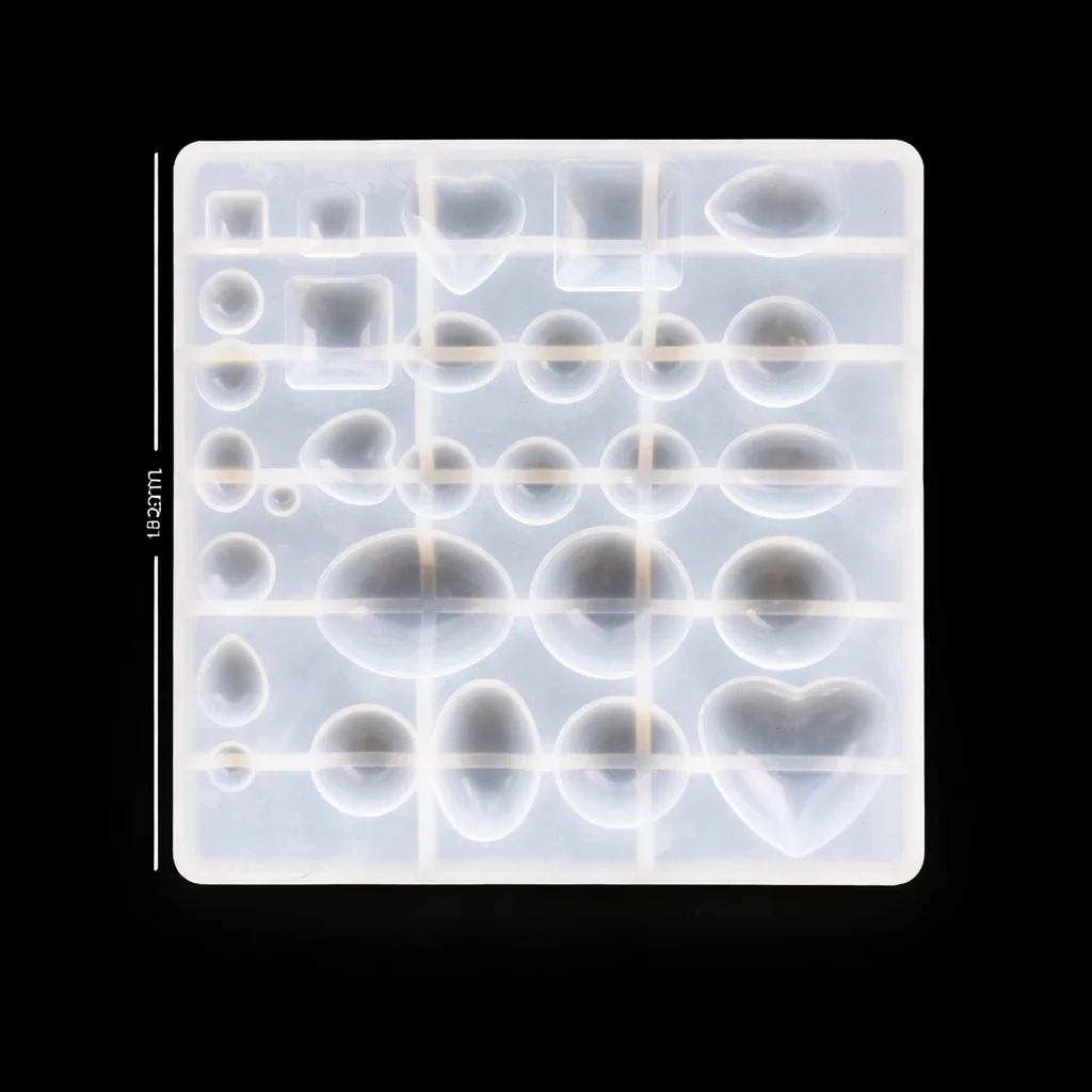 29-Cavity Gemstone Silicone Mold for Resin Art 29-Cavity Gemstone Silicone Mold for Resin Art