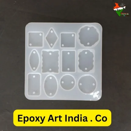 12-Cavity Rakhi Silicone Mold for Resin Art