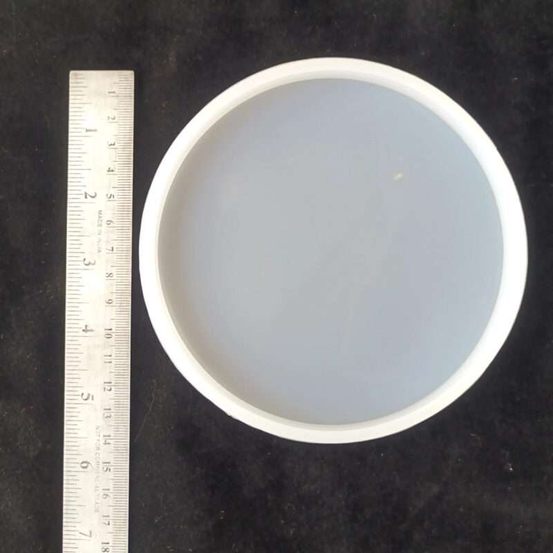 Holographic Round Coaster Mould | Silicone Resin Coaster Mold