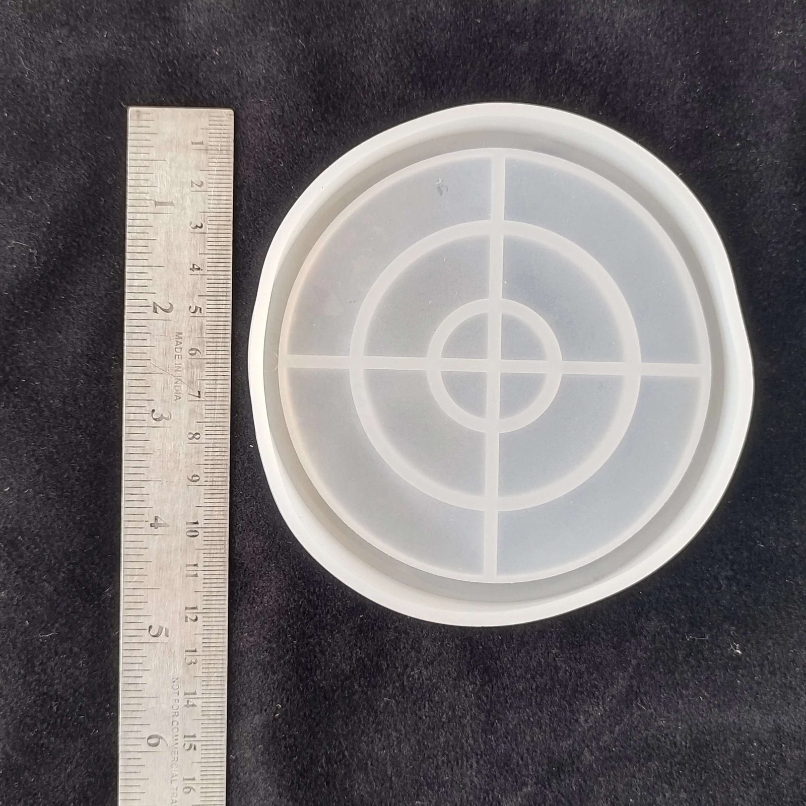 Holographic Big Round Trinket Coaster Mould | Silicone Resin Mold for Trinket Tray, Large Coaster Holographic Big Round Trinket Coaster Mould | Silicone Resin Mold for Trinket Tray, Large Coaster
