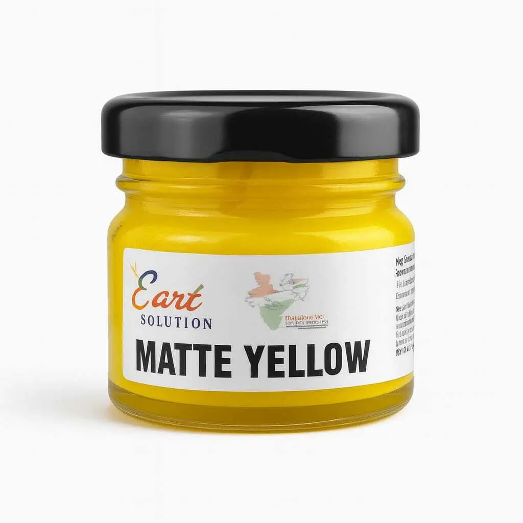 Matte Yellow Gel Pigment – Smooth Color Paste for Resin Art Matte Yellow Gel Pigment – Smooth Color Paste for Resin Art