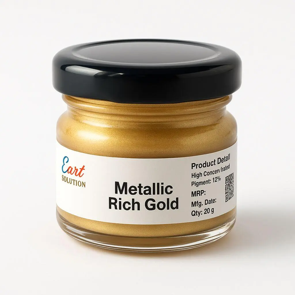 Metallic Rich Gold Gel Pigment – Luxury Shimmer Color Paste for Resin Art Metallic Rich Gold Gel Pigment – Luxury Shimmer Color Paste for Resin Art