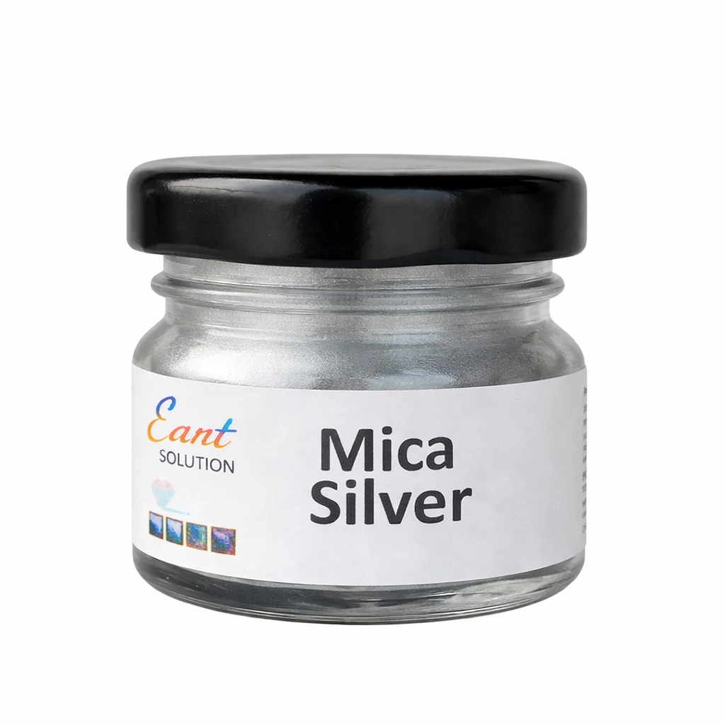 Mica Silver Pigment for Resin Art Mica Silver Pigment for Resin Art