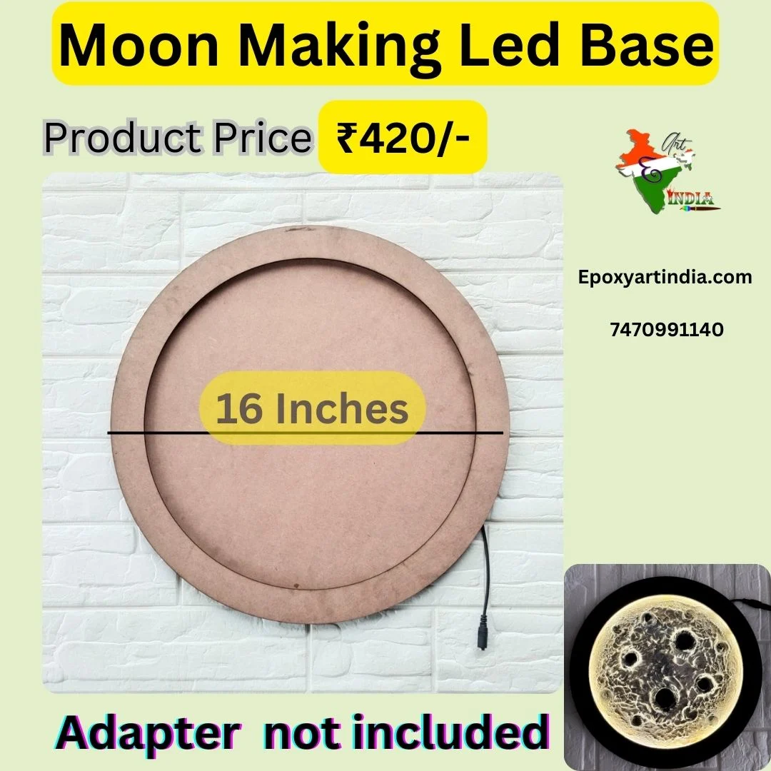 Moon LED Base (16 Inches) for Texture Art with LED Light Moon LED Base (16 Inches) for Texture Art with LED Light