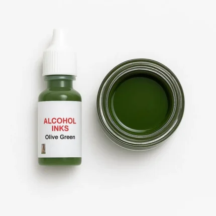 Olive Green Alcohol Ink for Resin Art