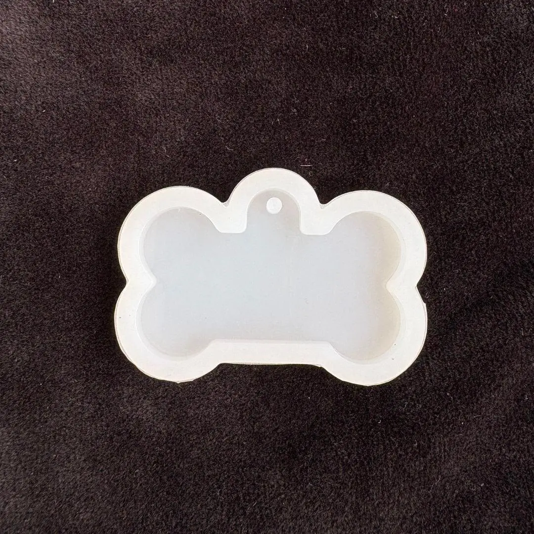Small Dog Bone Pendant Silicone Mold for Resin Art Small Dog Bone Pendant Silicone Mold for Resin Art
