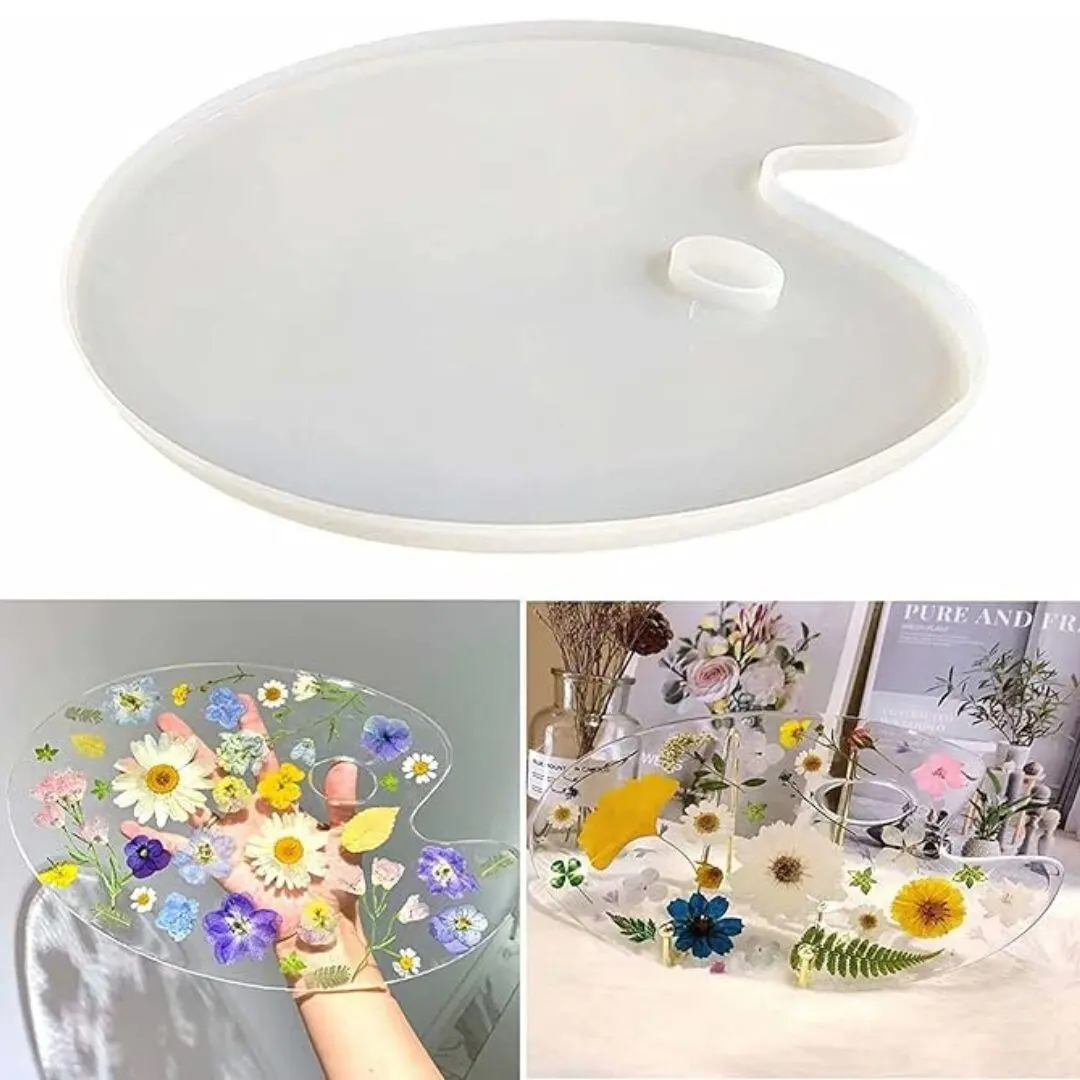 Small Color Palette Mold for Resin Art – 18 cm Small Color Palette Mold for Resin Art – 18 cm