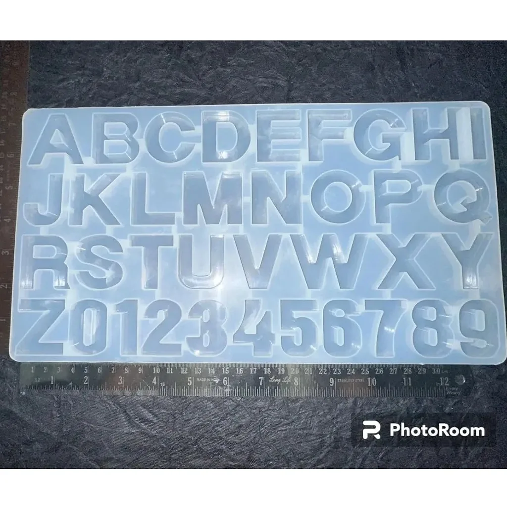 Alphabet Resin Mold – Front Pour, Without Keychain Hole Alphabet Resin Mold – Front Pour, Without Keychain Hole