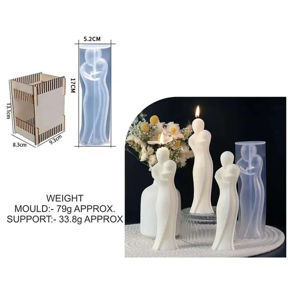 Mother & Child Candle Mould | Silicone Candle Mold for DIY Wax Mother & Child Candle Mould | Silicone Candle Mold for DIY Wax