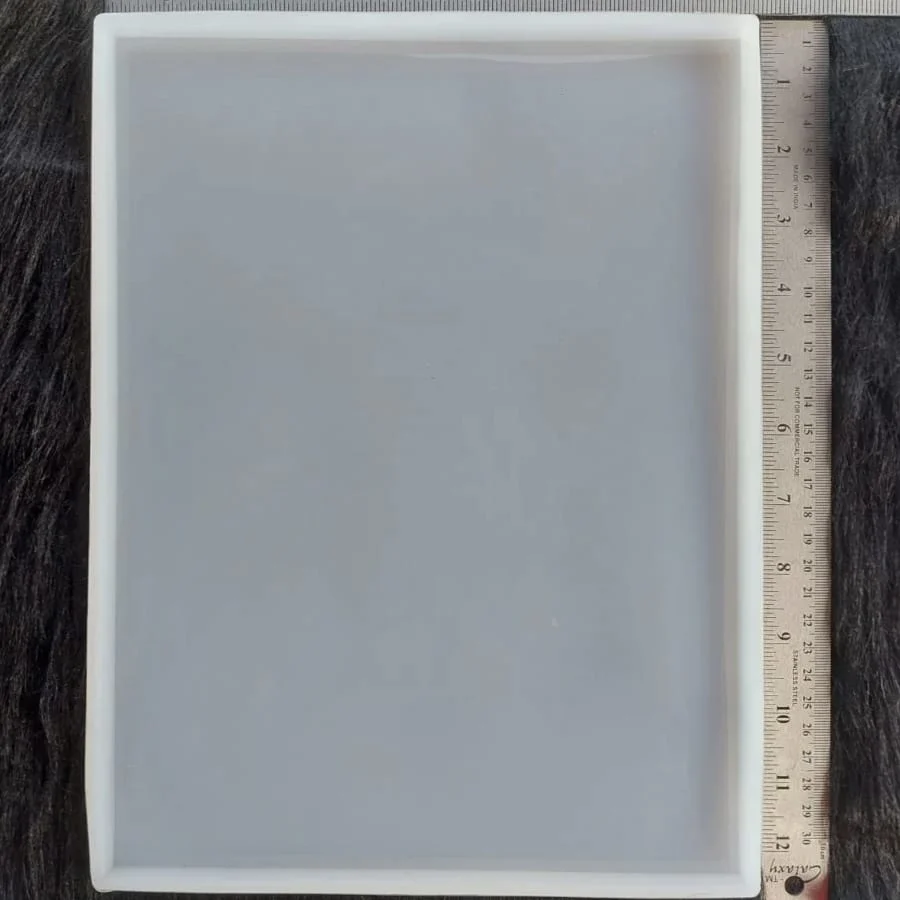 9×12 Plain Rectangle Resin Tray Mold – DIY Epoxy Resin Silicone Mold 9×12 Plain Rectangle Resin Tray Mold – DIY Epoxy Resin Silicone Mold