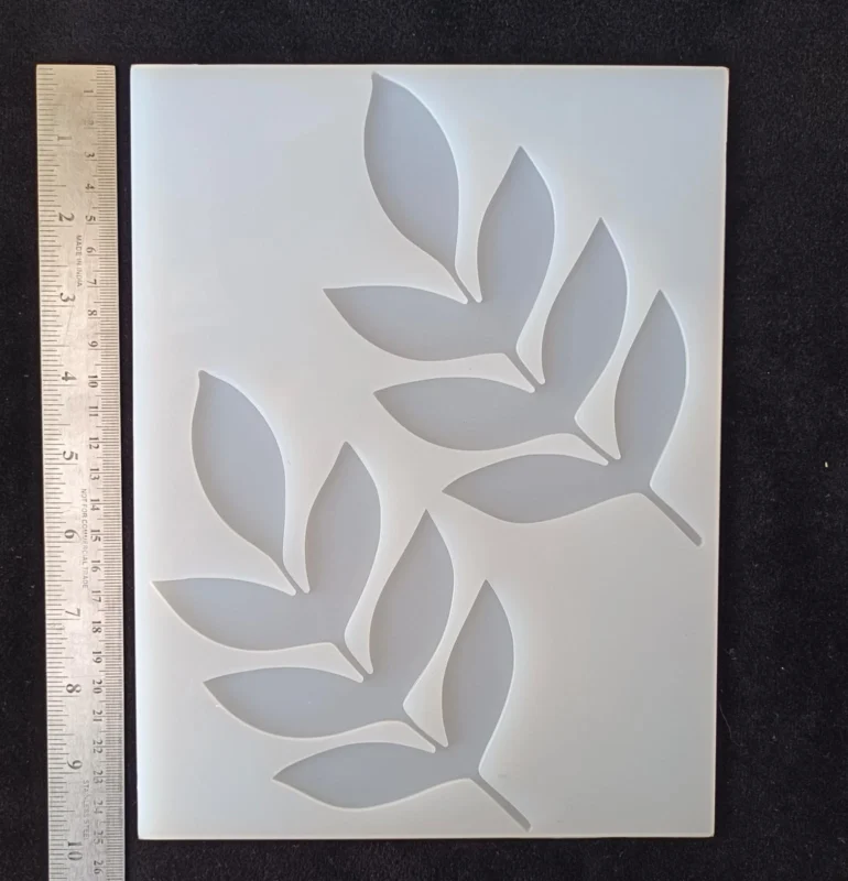 3D Leaf Mold for Resin Art – Silicone Nature Mold for DIY Crafts