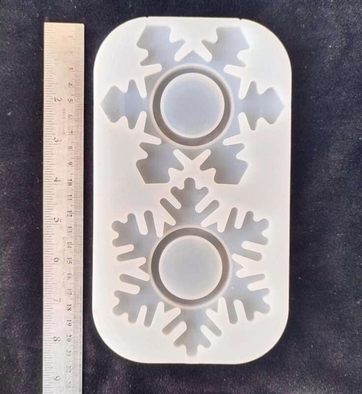 Christmas Tealight Holder Mold – Silicone Mold for Resin & DIY Crafts