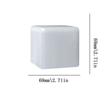 6.9 cm Cube Shaped Paper Weight Silicone Mould for Resin Art