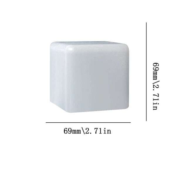 6.9 cm Cube Shaped Paper Weight Silicone Mould for Resin Art
