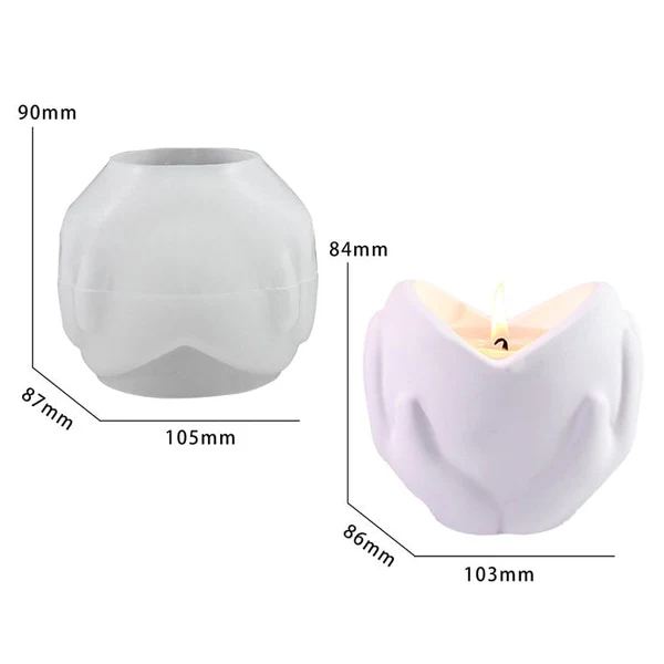 Holding Love Candle Stick Mould – Romantic DIY Candle Making