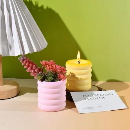 Coiled Candles and Planters Mould – DIY Spiral Candle Mould