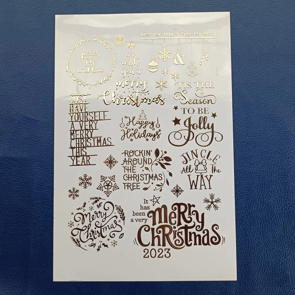 Merry Christmas Resin Coaster with Embossed Gold Sticker | Handmade Epoxy Art Coaster | Merry Christmas Resin Coaster with Embossed Gold Sticker | Handmade Epoxy Art Coaster |