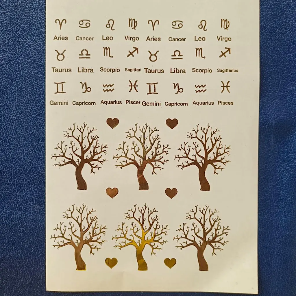 Evil Eye Gold Embossed Sticker Sheet | Nazar Protection Foil Stickers for Resin Art, DIY Crafts Evil Eye Gold Embossed Sticker Sheet | Nazar Protection Foil Stickers for Resin Art, DIY Crafts