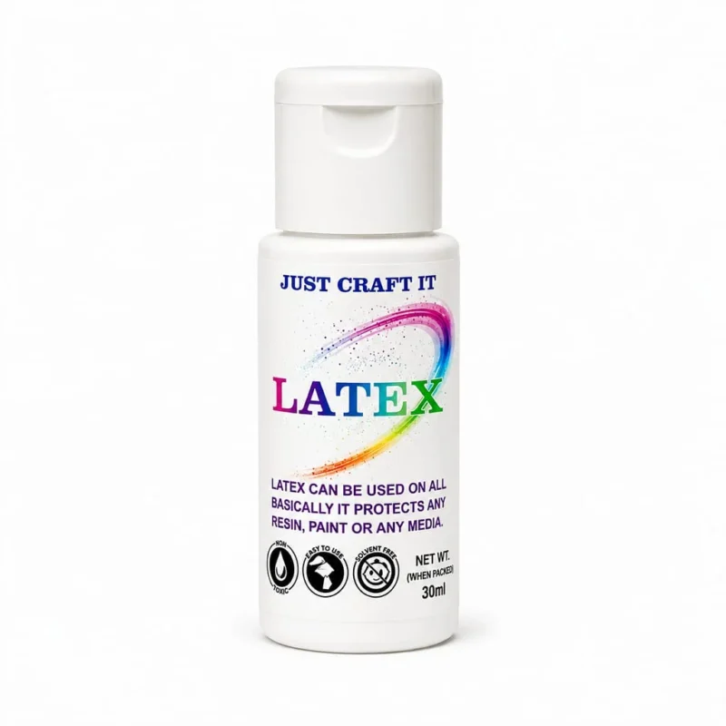 Premium Liquid Latex 30ml – Flexible Rubber Coating for Crafts