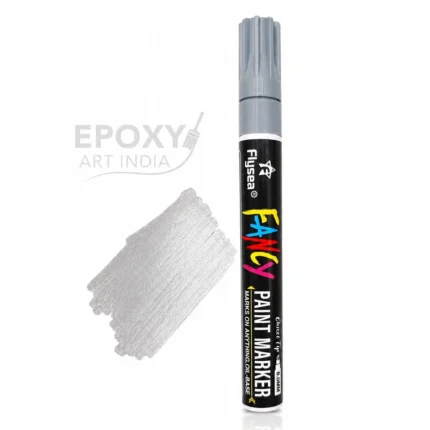 Fancy Metallic Silver Paint Marker for Resin Art