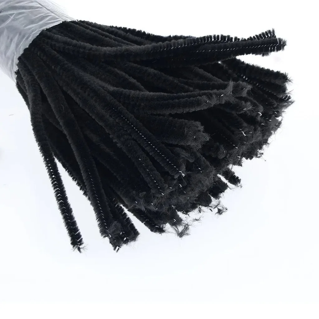 Black Craft Pipe Cleaners – Pack of 50 Black Craft Pipe Cleaners – Pack of 50