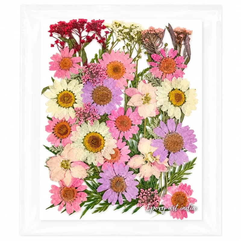 35-in-1 Premium Mixed Lavender with Pink Shade Pressed Dried Flower Pack for Resin Art