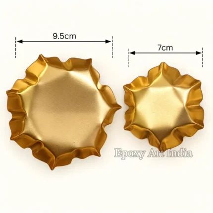 7 Nok Lotus Metal Urli for Candle Making